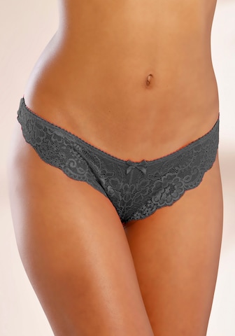 LASCANA - regular Tanga en gris: frente