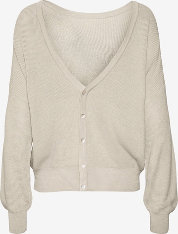 VERO MODA Gebreid vest 'NEW LEXSUN' in Beige: voorkant