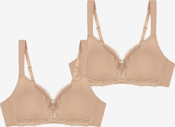 TRIUMPH BH ' Modern Lace+Cotton ' in Beige: voorkant