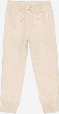 GAP Tapered Trousers in Beige: front
