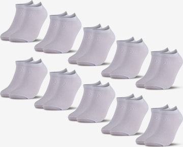 Chaussettes 'Mikl' Occulto en blanc : devant