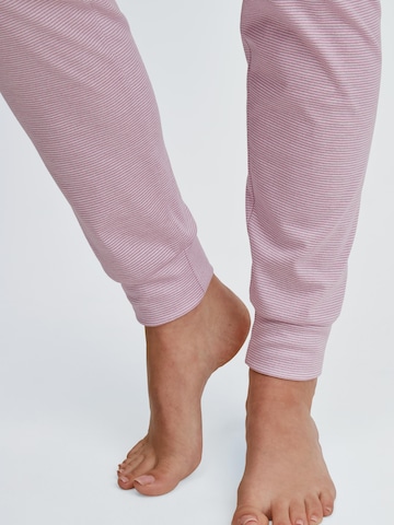 CALIDA Pyjama 'Striped Dreams'‌‌ in Lila