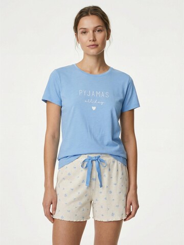 By Louise Pajama in Blue: front