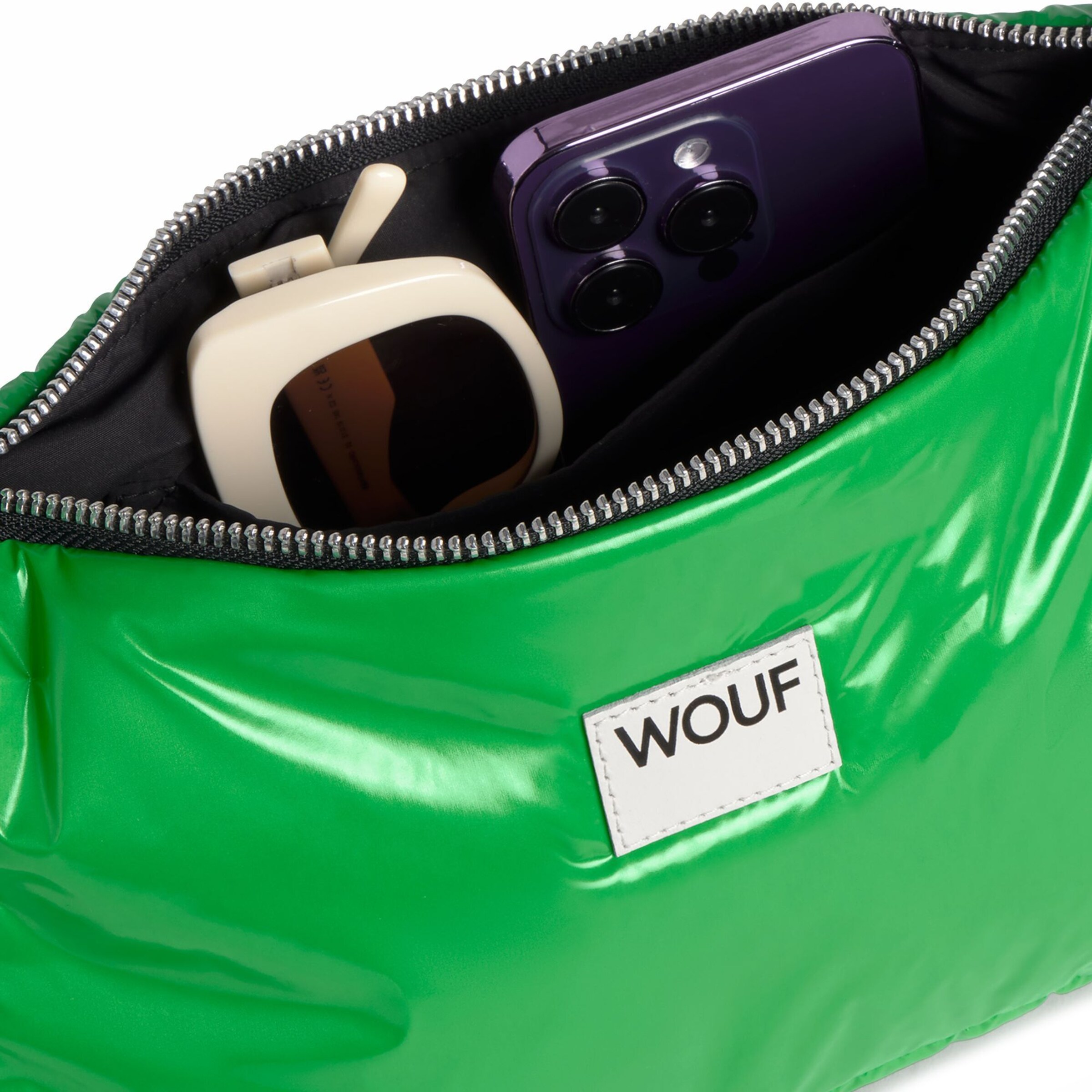 Sac bandoulière 'Glossy' Wouf en vert
