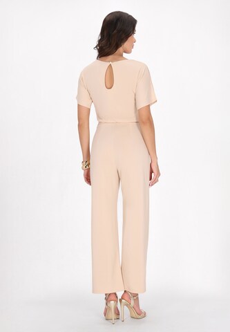 faina Jumpsuit in Beige