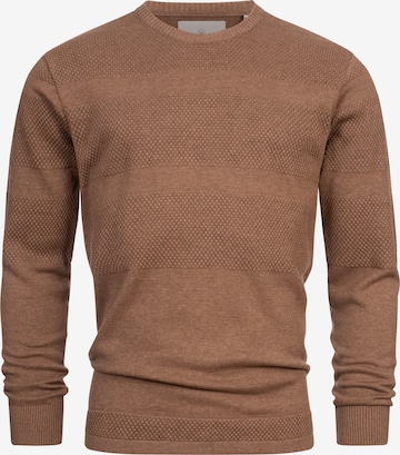 Kronstadt Sweater 'Hannes' in Brown: front