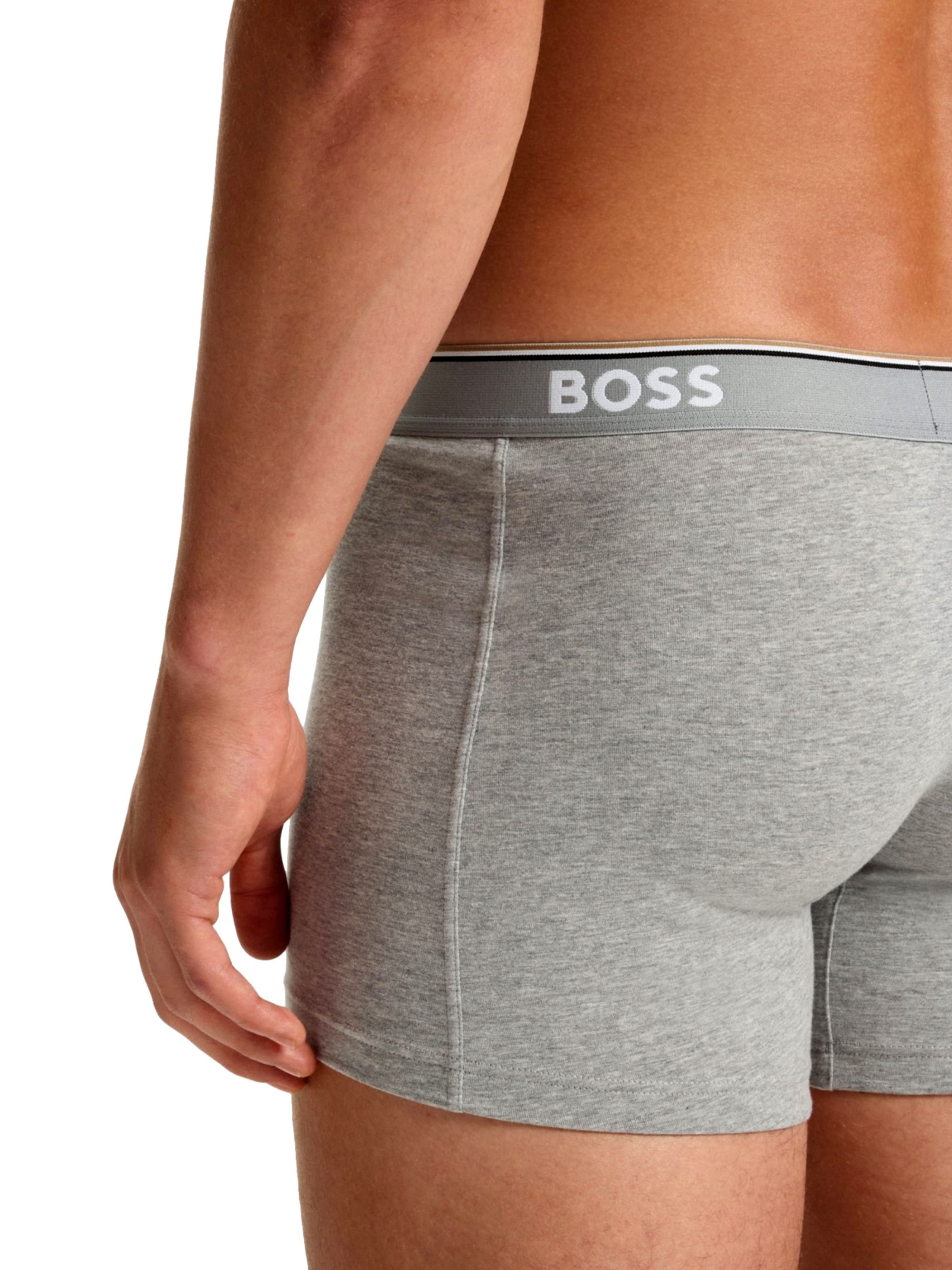 BOSS - Calzoncillo boxer en gris
