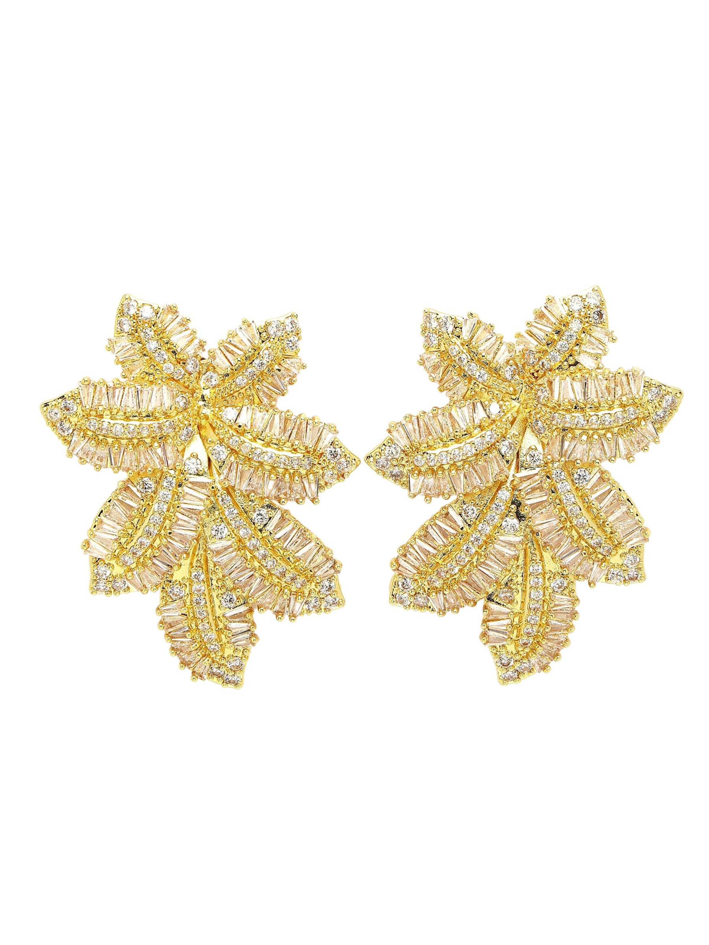 AVANT-GARDE PARIS Oorbellen 'Adrianaa' in Goud: voorkant