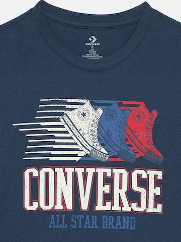 CONVERSE Tričko 'ANNIVERSARY OF AMERICA' - Modrá