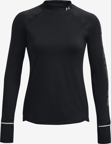 UNDER ARMOUR Sportshirt 'Outrun' in Schwarz: predná strana