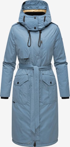 NAVAHOO Winter coat in Blue: front