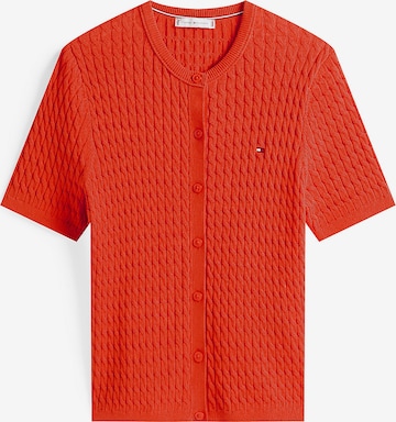 Cardigan TOMMY HILFIGER en orange : devant