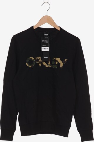 OAKLEY Sweatshirt & Zip-Up Hoodie in XS in Black: front