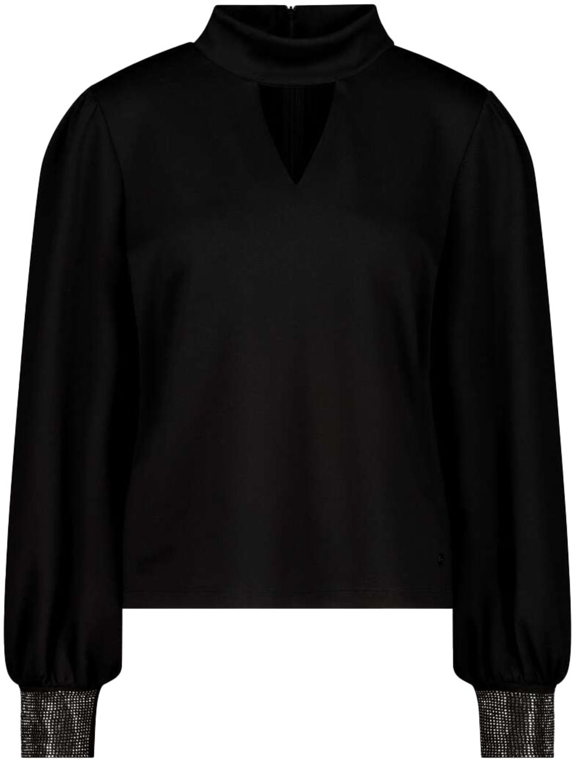 monari Shirt in Schwarz: Vorderseite