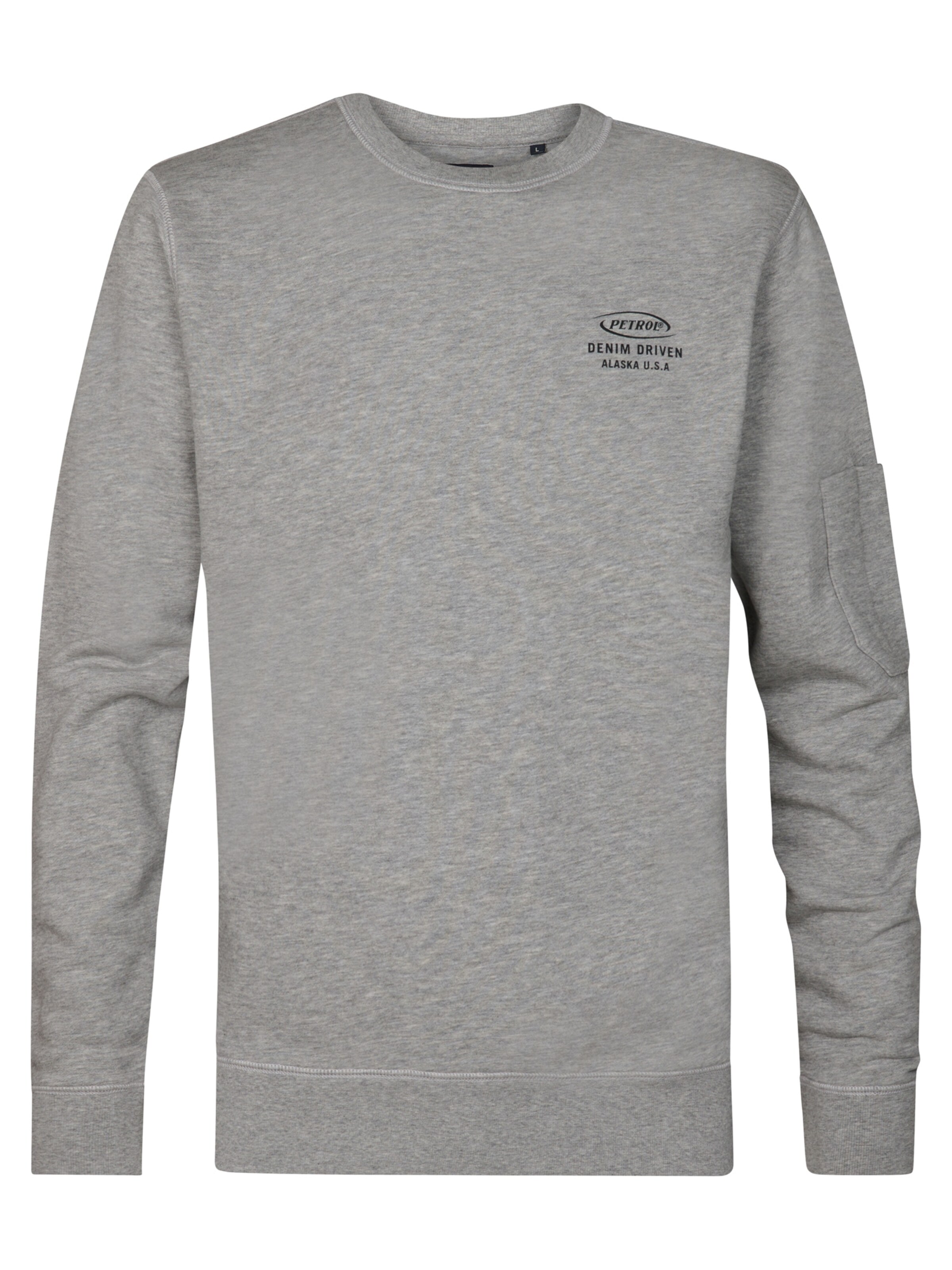 Petrol Industries Sweatshirt i grå: forside