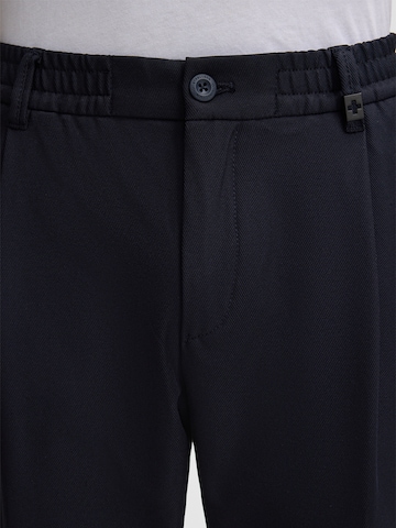 STRELLSON Regular Bandplooibroek 'Lui' in Blauw