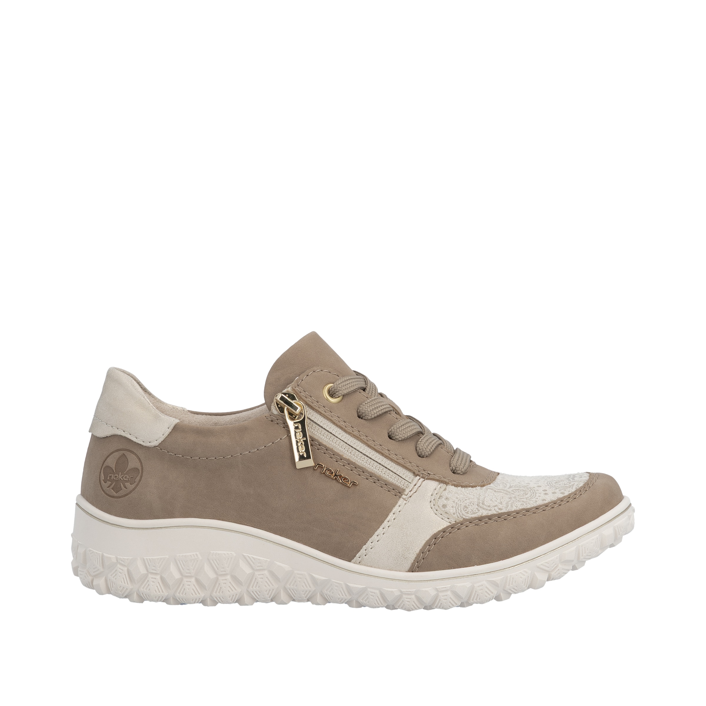 Baskets basses Rieker en beige