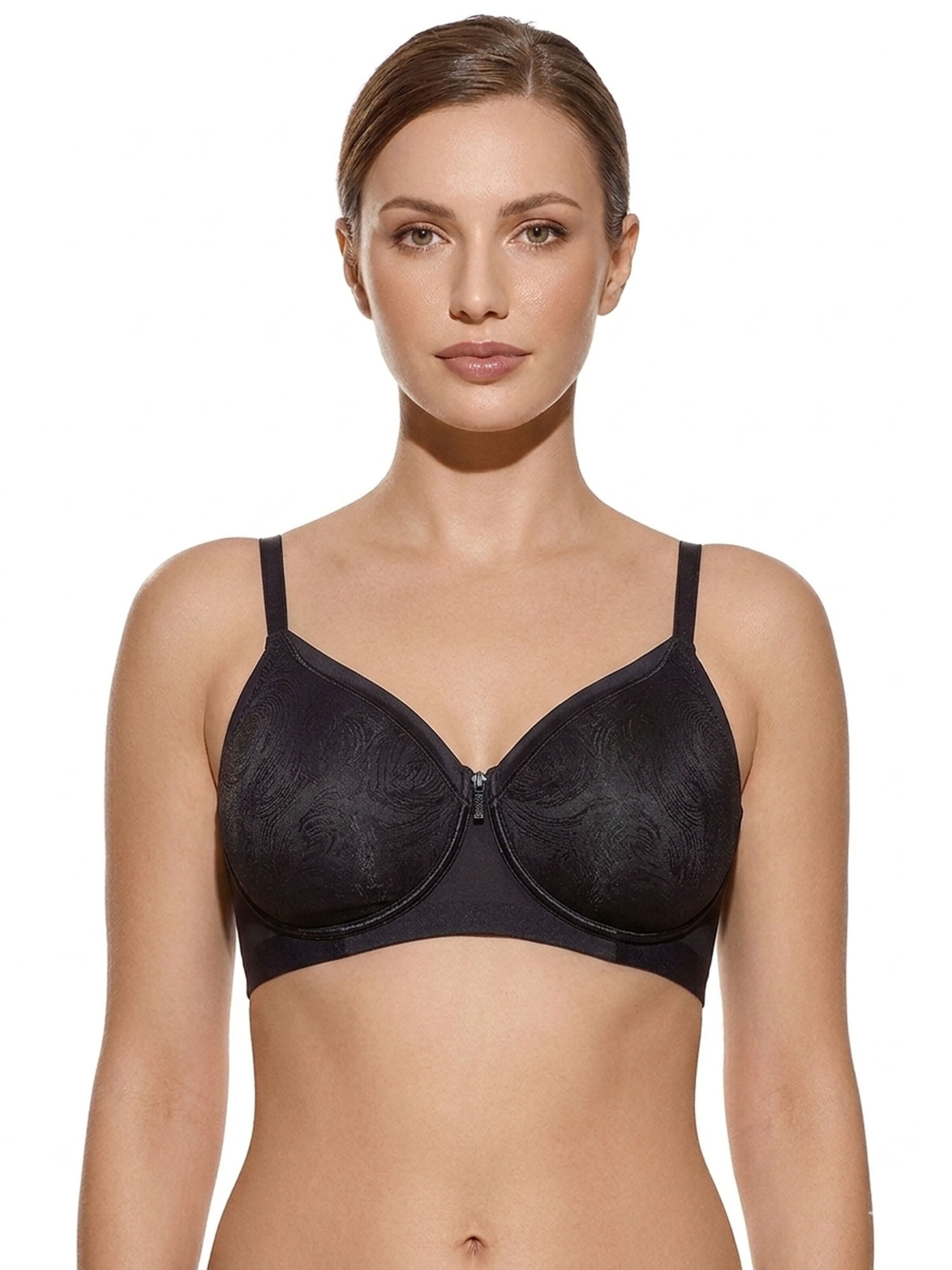 Selene T-shirt Bra 'Selene Nadia' in Black: front