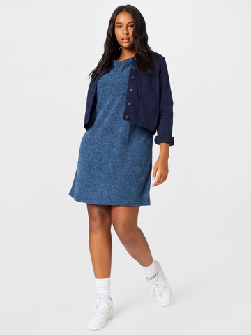 ONLY Carmakoma Knit dress 'Martha' in Blue