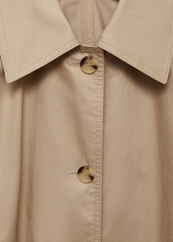 MANGO Tussenmantel 'Rec' in Beige