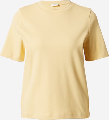 s.Oliver BLACK LABEL T-Shirt in Gelb: predná strana