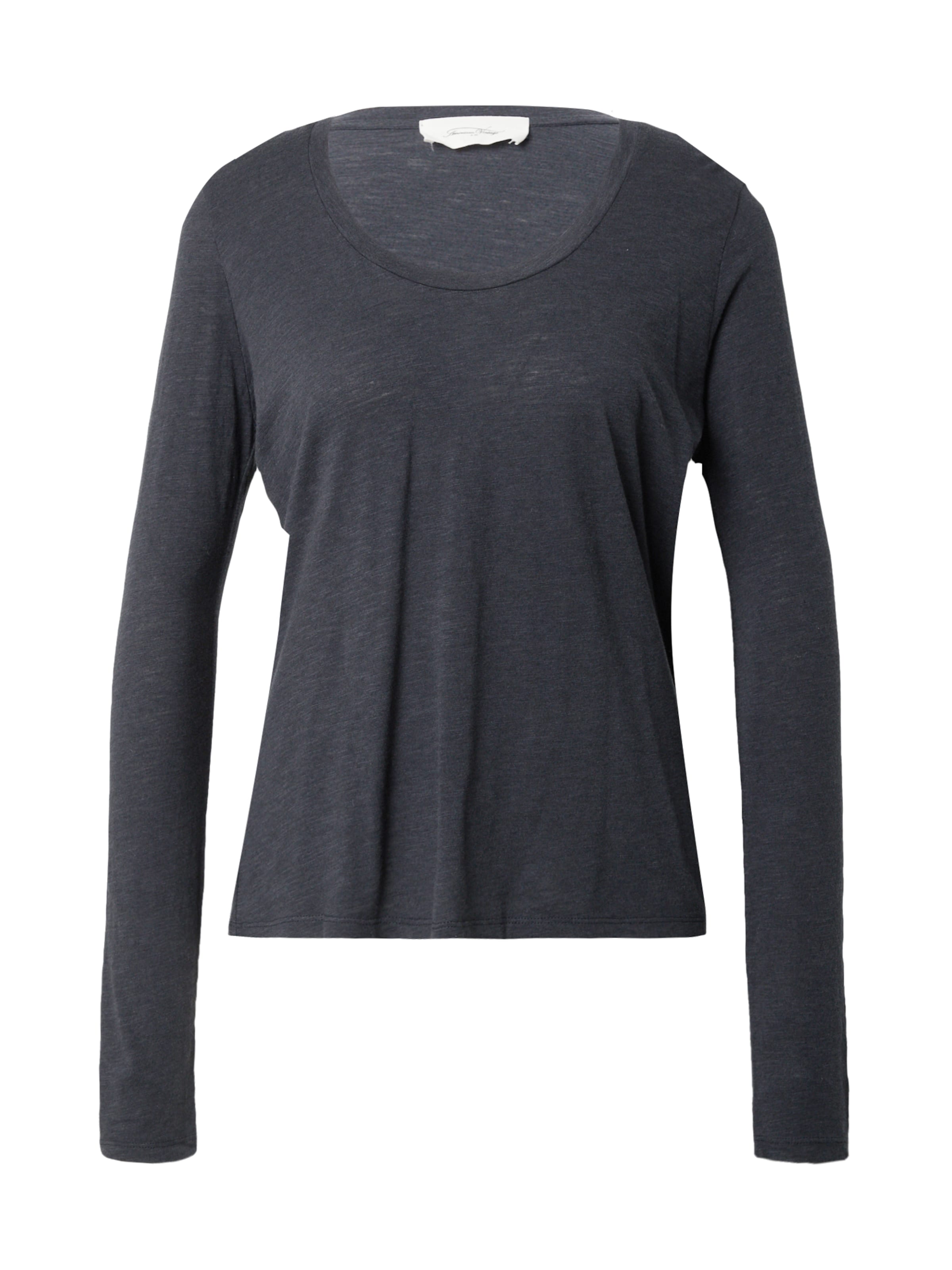 AMERICAN VINTAGE Tričko 'JACKSONVILLE' – modrá: přední strana