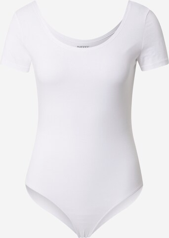 DIESEL T-shirtbody i vit: framsida