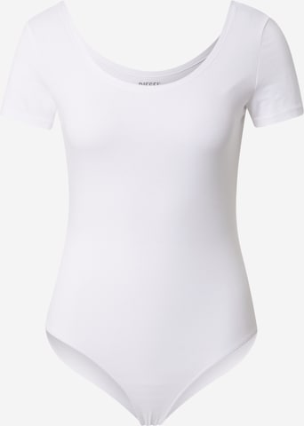 DIESEL Shirt Bodysuit in White: front