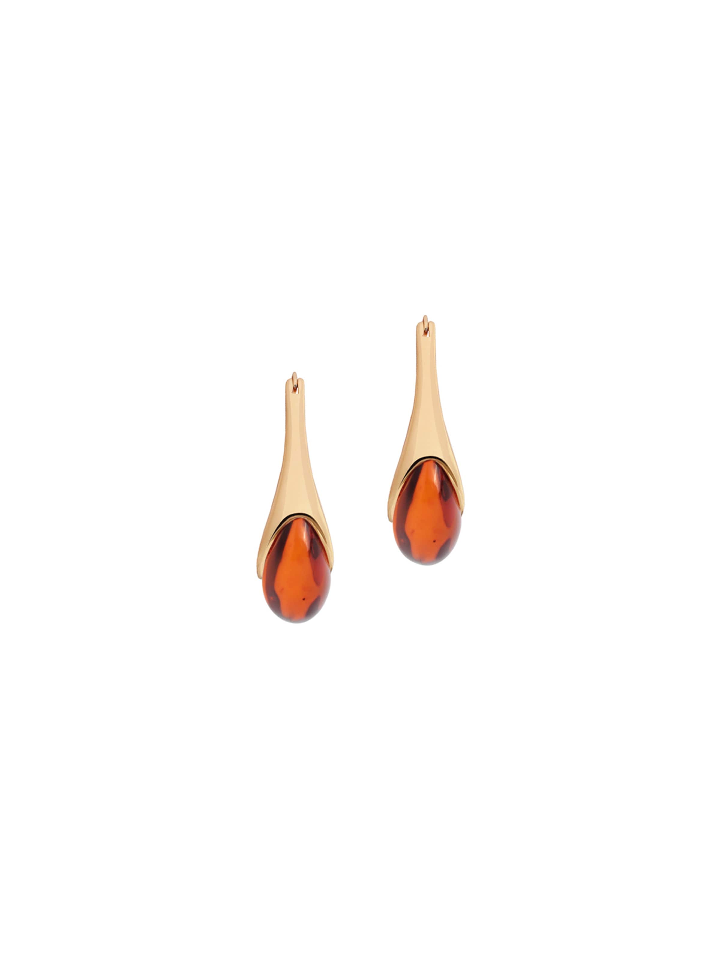 Boucles d'oreilles 'Grette' TATUUM en rouge