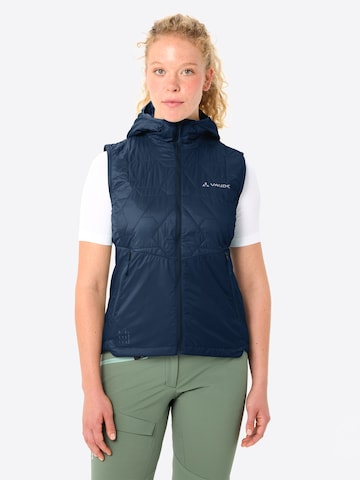 VAUDE Sports vest 'Freney V' in Blue: front