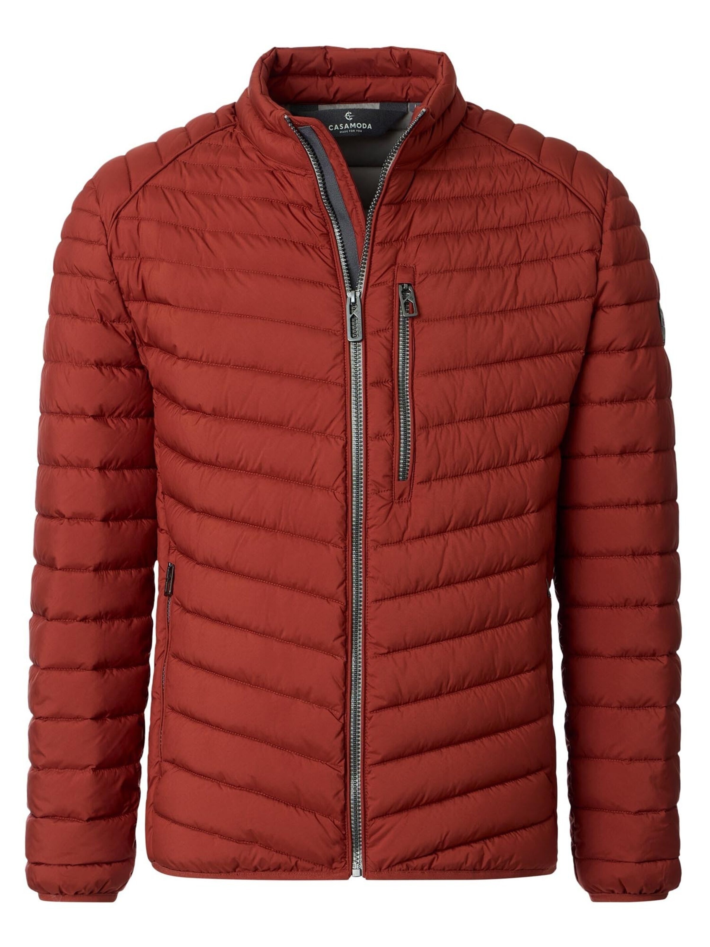 CASAMODA Between-season jacket 'Basic' in Red: front