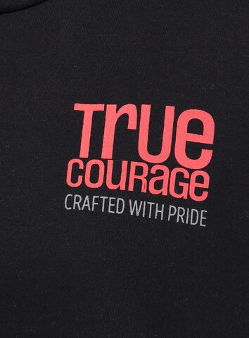 Key Largo Mikina ' TRUE COURAGE ' - Čierna