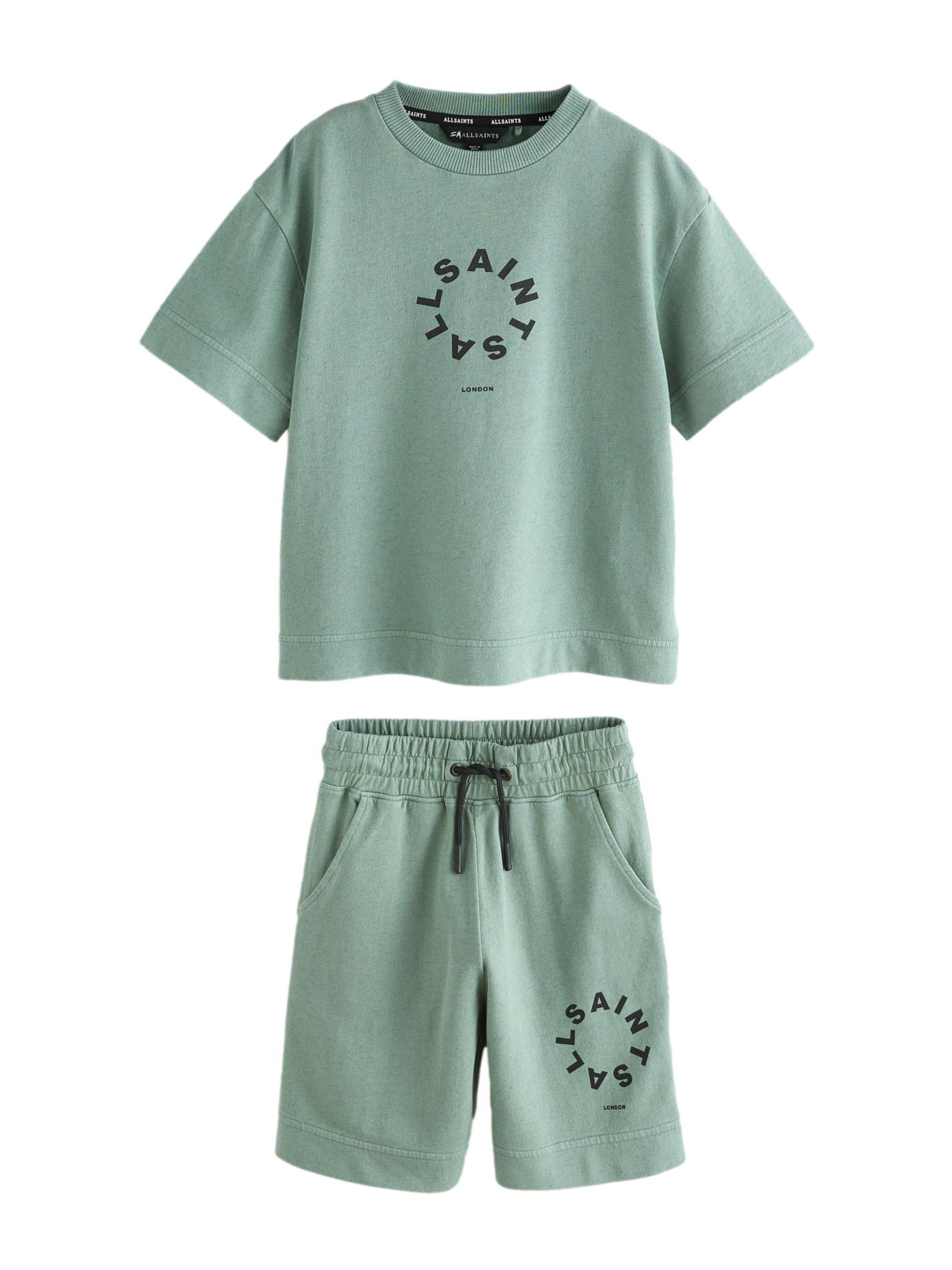 smALLSAINTS Set in Grün: Vorderseite