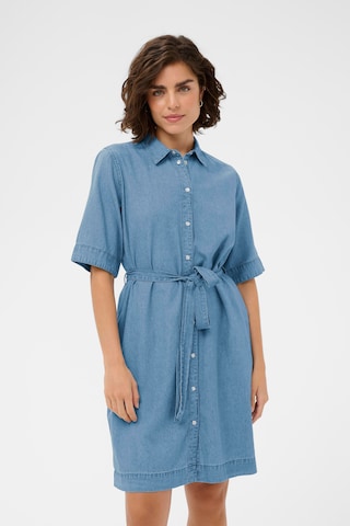 Robe 'Jade' Kaffe en bleu : devant