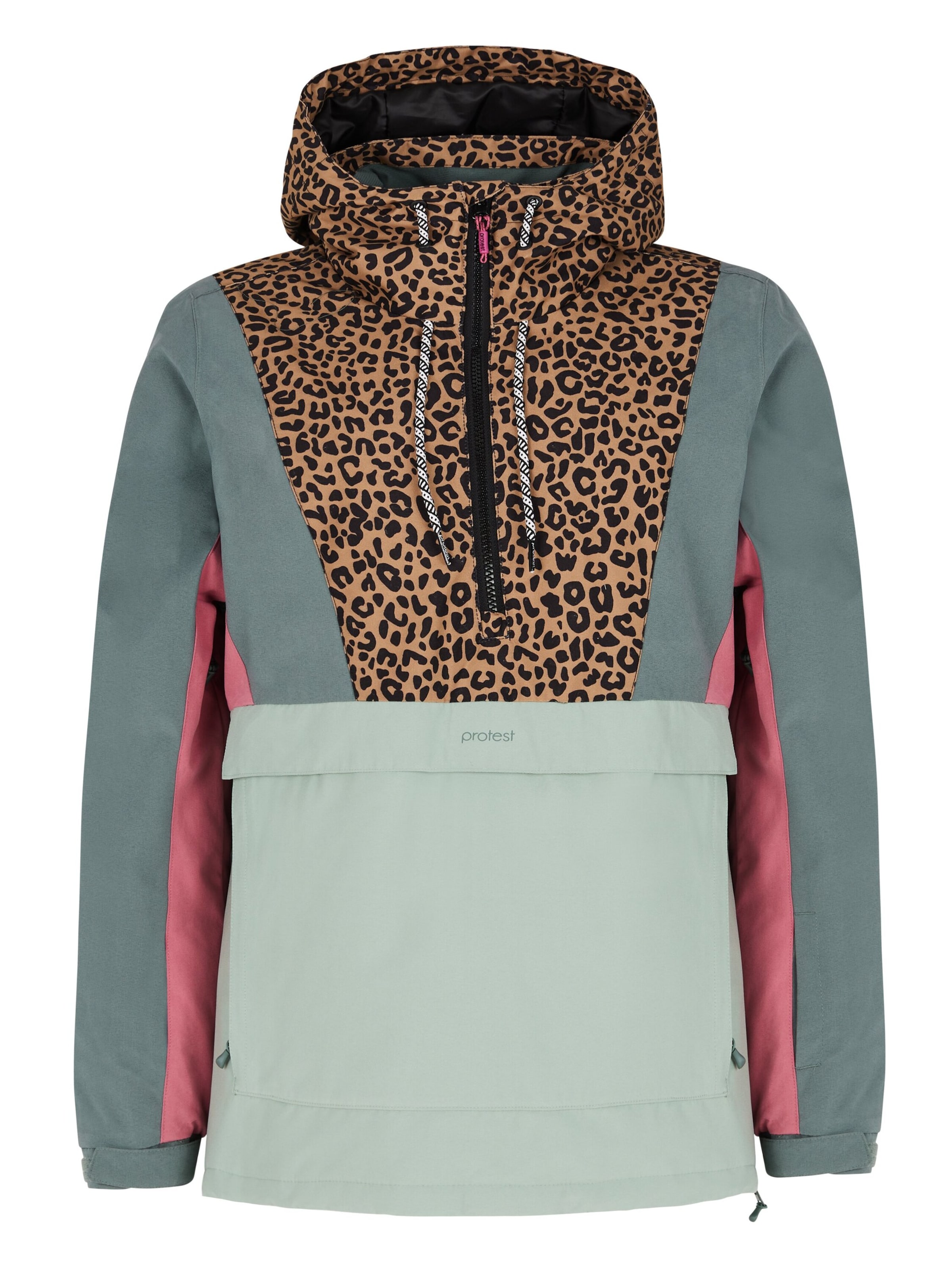 PROTEST Sportjacke 'PRTAPEL' in Grün: Vorderseite