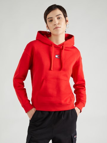 Tommy Jeans Sweatshirt in Red: front