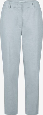 Coupe slim Pantalon 'Hira' Lovely Sisters en bleu : devant