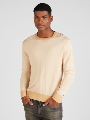 Tommy Hilfiger Tailored Sweater in Beige: front