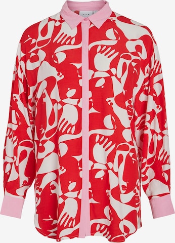 VILA - Blusa 'Kikki' en rojo: frente