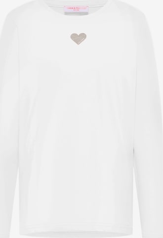 Frieda & Freddies NY Langarmshirt in Weiß: Vorderseite