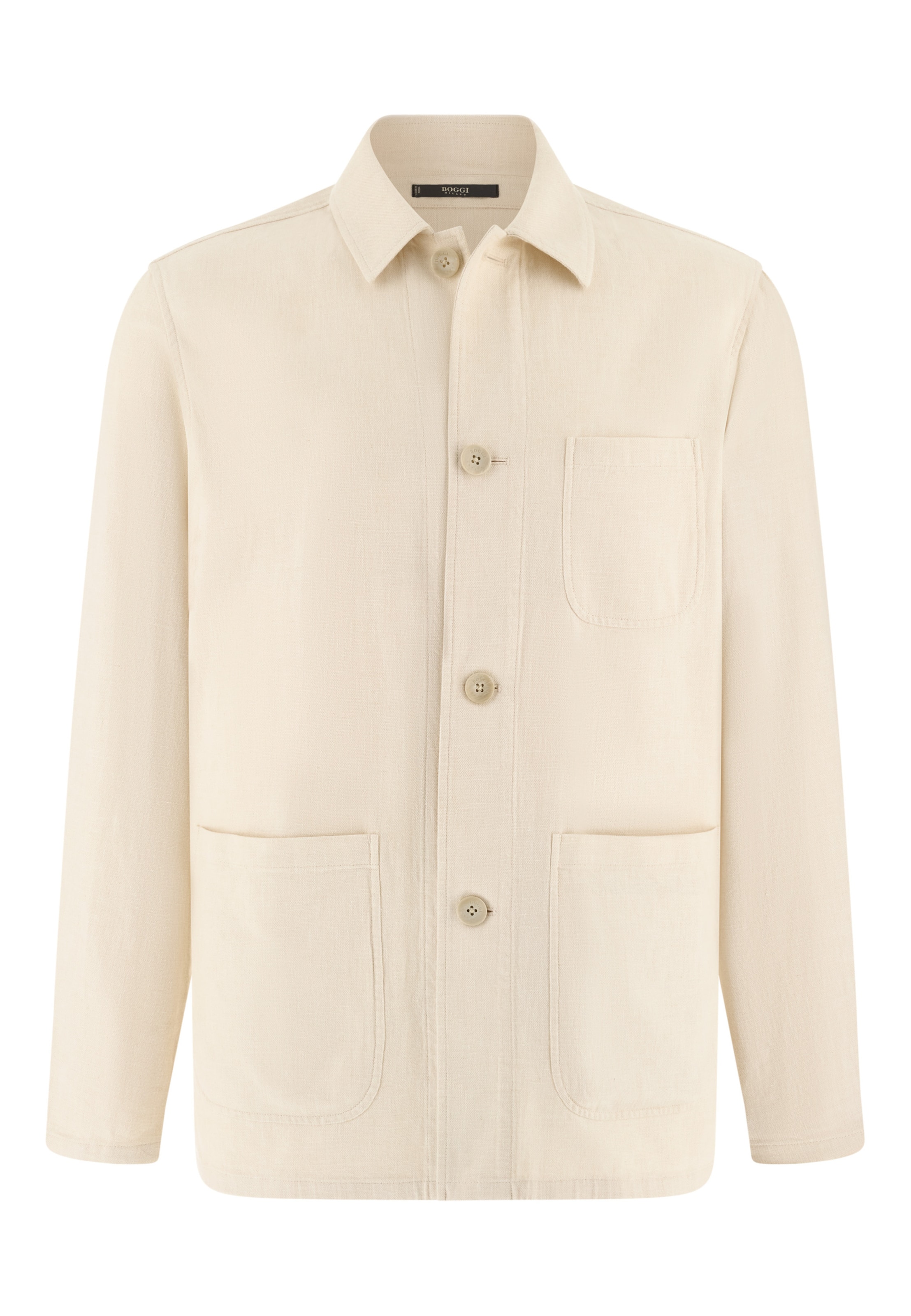 Boggi Milano Between-Season Jacket in Beige: front