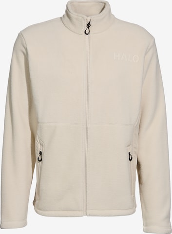 Veste en polaire HALO en beige : devant