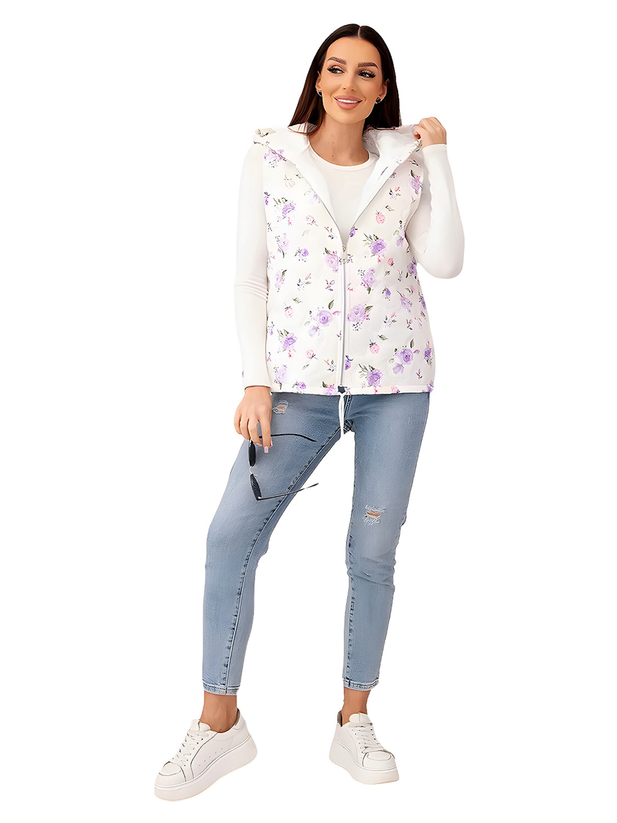 Lumera Weste‌‌‌‌‌‌‌‌‌ in Lila: Vorderseite