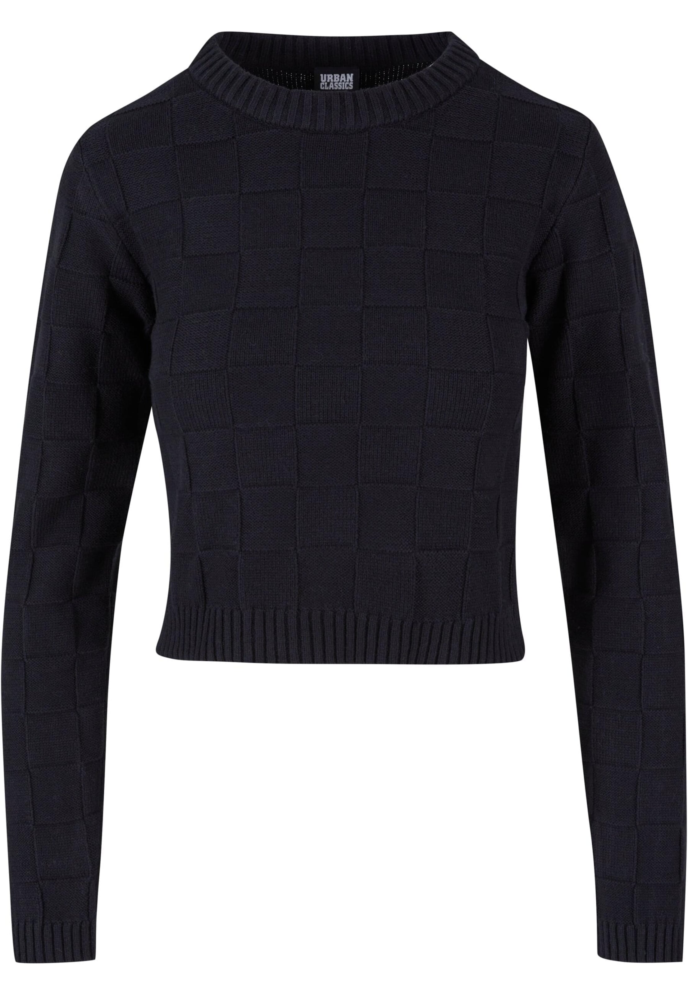 Urban Classics Pullover in Schwarz: Vorderseite