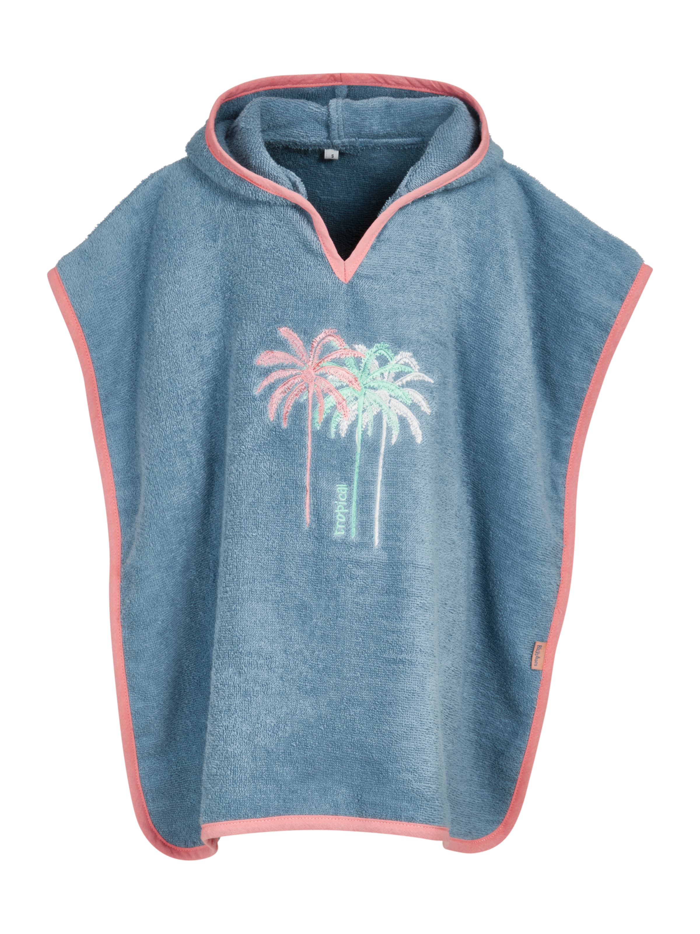 PLAYSHOES Badkappa 'Palmen' i blå: framsida