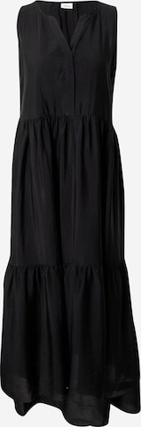 s.Oliver BLACK LABEL Košilové šaty – černá: přední strana