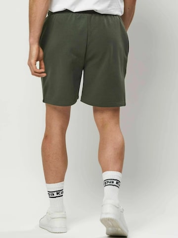 KAPPA Normální Kalhoty 'KMLogo' – zelená