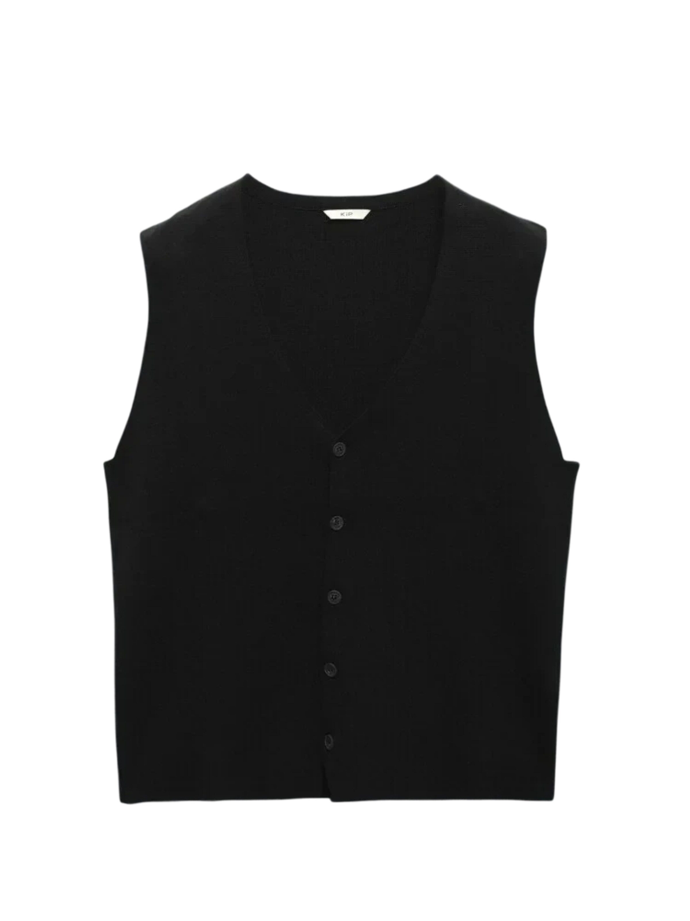 KİP Bodywarmer in Zwart: voorkant