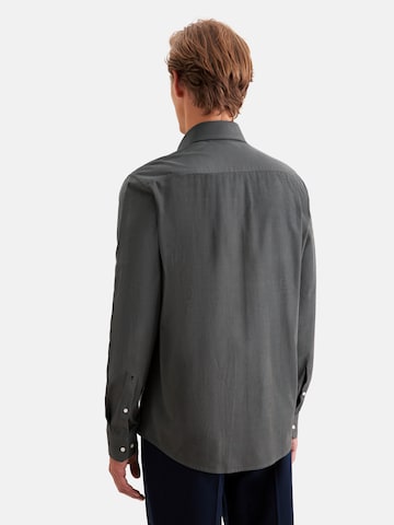 SEIDENSTICKER Regular fit Button Up Shirt in Grey