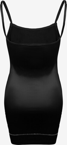 OW Collection Koktejlové šaty 'ALISSA' – černá